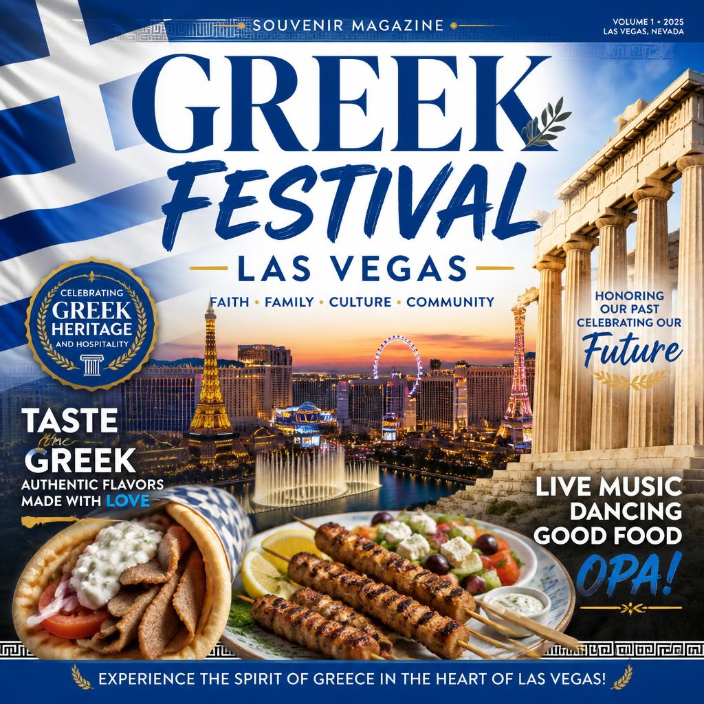 Greek Festival Las Vegas Souvenir Magazine — 2025 Edition